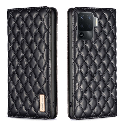Diamond Lattice Magnetic Leather Flip Phone Case, For OPPO A74 4G / F19 4G, For OPPO A74 5G / A93 5G / A54 5G, For OPPO A76 4G / A36 4G / K10 4G / Realme 9i, For OPPO A94 4G / Reno5 F / F19 Pro