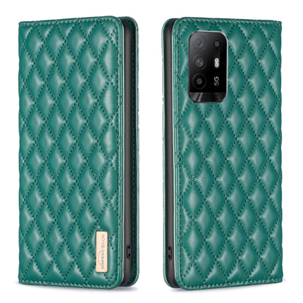 Diamond Lattice Magnetic Leather Flip Phone Case, For OPPO A94 5G / F19 Pro+, For OPPO A96 5G / Reno7 Z, For OPPO Find X5 Pro, For OPPO Find X5