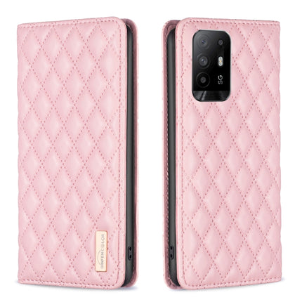Diamond Lattice Magnetic Leather Flip Phone Case, For OPPO A94 5G / F19 Pro+, For OPPO A96 5G / Reno7 Z, For OPPO Find X5 Pro, For OPPO Find X5