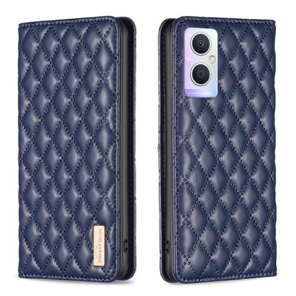 Diamond Lattice Magnetic Leather Flip Phone Case, For OPPO A94 5G / F19 Pro+, For OPPO A96 5G / Reno7 Z, For OPPO Find X5 Pro, For OPPO Find X5