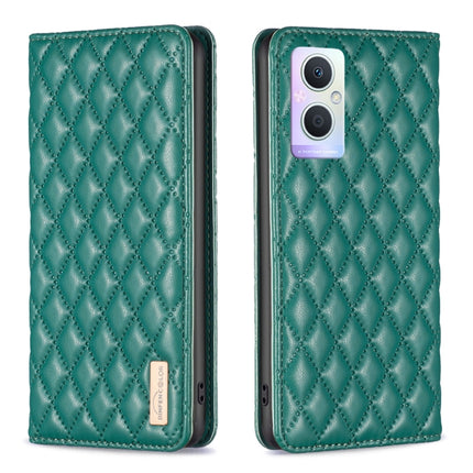 Diamond Lattice Magnetic Leather Flip Phone Case, For OPPO A94 5G / F19 Pro+, For OPPO A96 5G / Reno7 Z, For OPPO Find X5 Pro, For OPPO Find X5