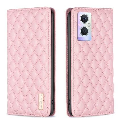 Diamond Lattice Magnetic Leather Flip Phone Case, For OPPO A94 5G / F19 Pro+, For OPPO A96 5G / Reno7 Z, For OPPO Find X5 Pro, For OPPO Find X5