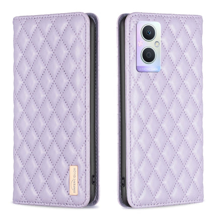 Diamond Lattice Magnetic Leather Flip Phone Case, For OPPO A94 5G / F19 Pro+, For OPPO A96 5G / Reno7 Z, For OPPO Find X5 Pro, For OPPO Find X5
