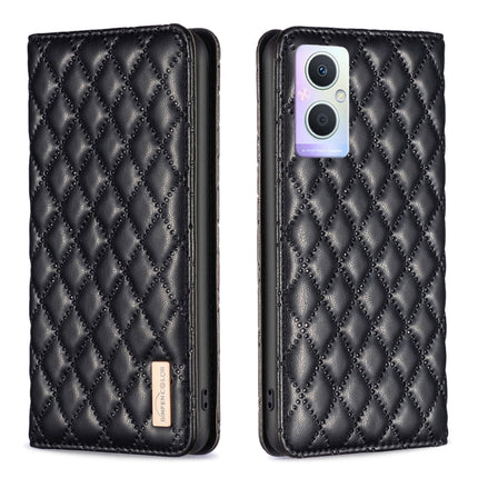 Diamond Lattice Magnetic Leather Flip Phone Case, For OPPO A94 5G / F19 Pro+, For OPPO A96 5G / Reno7 Z, For OPPO Find X5 Pro, For OPPO Find X5