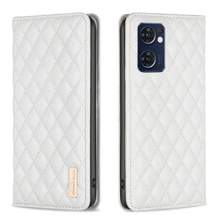 Diamond Lattice Magnetic Leather Flip Phone Case, For OPPO Reno7 5G / Find X5 Lite, For vivo Y02s, For vivo Y11 / Y15 / Y12 / Y17, For vivo Y15s
