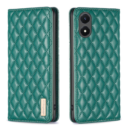 Diamond Lattice Magnetic Leather Flip Phone Case, For OPPO Reno7 5G / Find X5 Lite, For vivo Y02s, For vivo Y11 / Y15 / Y12 / Y17, For vivo Y15s