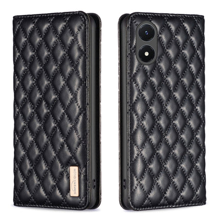 Diamond Lattice Magnetic Leather Flip Phone Case, For OPPO Reno7 5G / Find X5 Lite, For vivo Y02s, For vivo Y11 / Y15 / Y12 / Y17, For vivo Y15s
