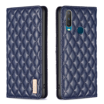Diamond Lattice Magnetic Leather Flip Phone Case, For OPPO Reno7 5G / Find X5 Lite, For vivo Y02s, For vivo Y11 / Y15 / Y12 / Y17, For vivo Y15s
