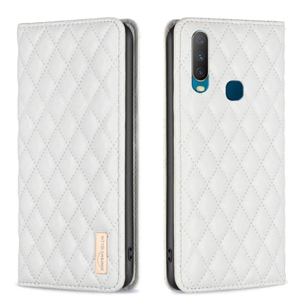 Diamond Lattice Magnetic Leather Flip Phone Case, For OPPO Reno7 5G / Find X5 Lite, For vivo Y02s, For vivo Y11 / Y15 / Y12 / Y17, For vivo Y15s