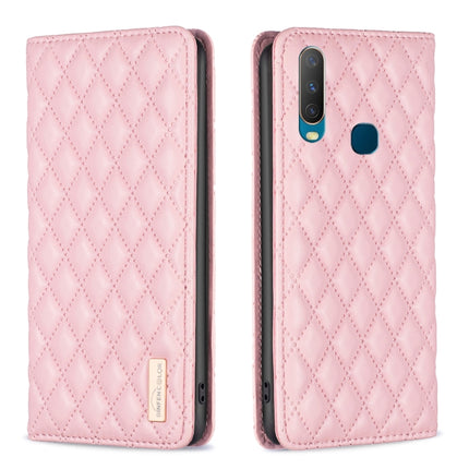 Diamond Lattice Magnetic Leather Flip Phone Case, For OPPO Reno7 5G / Find X5 Lite, For vivo Y02s, For vivo Y11 / Y15 / Y12 / Y17, For vivo Y15s