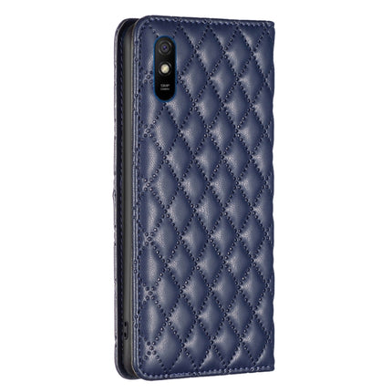 Diamond Lattice Magnetic Leather Flip Phone Case, For Xiaomi Redmi 9A, For Xiaomi Redmi 9C / 10A / Poco C31, For Xiaomi Redmi 9, For Xiaomi Redmi 10 5G / Note 11E
