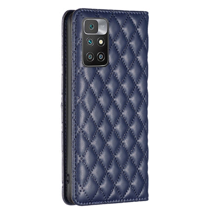 Diamond Lattice Magnetic Leather Flip Phone Case, For Xiaomi Redmi 10 2022 / Note 11 4G, For Xiaomi Redmi 10C, For Xiaomi Redmi A1 / A1+, For Xiaomi Redmi Note 9 / 10X 4G
