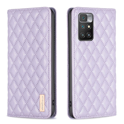 Diamond Lattice Magnetic Leather Flip Phone Case, For Xiaomi Redmi 10 2022 / Note 11 4G, For Xiaomi Redmi 10C, For Xiaomi Redmi A1 / A1+, For Xiaomi Redmi Note 9 / 10X 4G