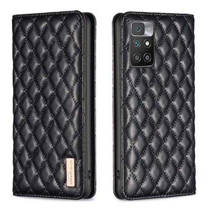 Diamond Lattice Magnetic Leather Flip Phone Case, For Xiaomi Redmi 10 2022 / Note 11 4G, For Xiaomi Redmi 10C, For Xiaomi Redmi A1 / A1+, For Xiaomi Redmi Note 9 / 10X 4G