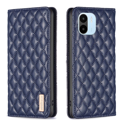Diamond Lattice Magnetic Leather Flip Phone Case, For Xiaomi Redmi 10 2022 / Note 11 4G, For Xiaomi Redmi 10C, For Xiaomi Redmi A1 / A1+, For Xiaomi Redmi Note 9 / 10X 4G