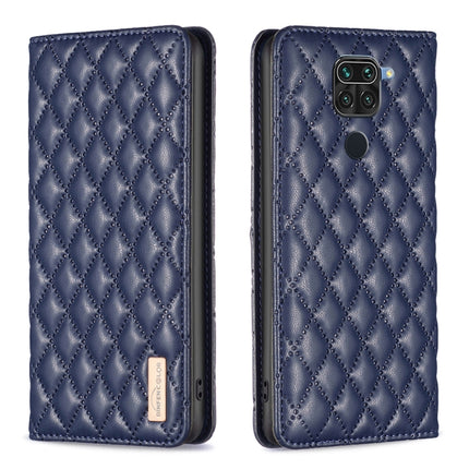 Diamond Lattice Magnetic Leather Flip Phone Case, For Xiaomi Redmi 10 2022 / Note 11 4G, For Xiaomi Redmi 10C, For Xiaomi Redmi A1 / A1+, For Xiaomi Redmi Note 9 / 10X 4G
