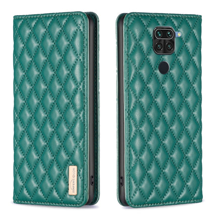 Diamond Lattice Magnetic Leather Flip Phone Case, For Xiaomi Redmi 10 2022 / Note 11 4G, For Xiaomi Redmi 10C, For Xiaomi Redmi A1 / A1+, For Xiaomi Redmi Note 9 / 10X 4G