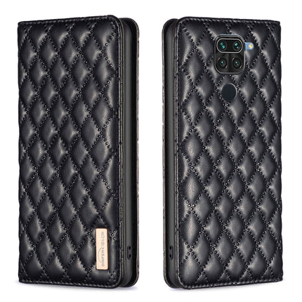 Diamond Lattice Magnetic Leather Flip Phone Case, For Xiaomi Redmi 10 2022 / Note 11 4G, For Xiaomi Redmi 10C, For Xiaomi Redmi A1 / A1+, For Xiaomi Redmi Note 9 / 10X 4G