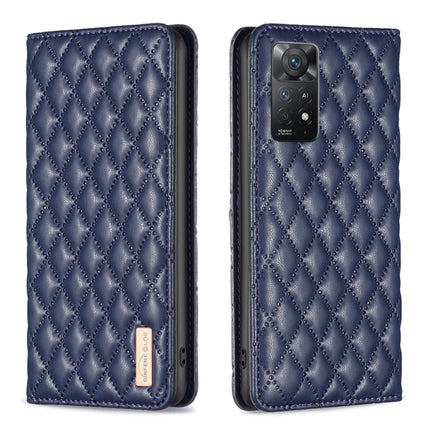 Diamond Lattice Magnetic Leather Flip Phone Case, For Xiaomi Redmi Note 11 / 11S, For Xiaomi Redmi Note 11 Pro 5G, For Xiaomi Redmi Note 9 Pro Max, For Xiaomi Redmi Note 10 4G / 10S