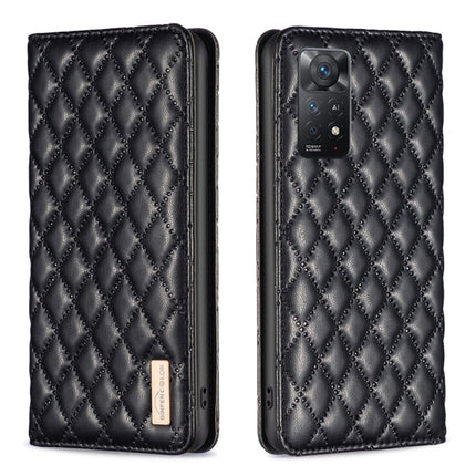 Diamond Lattice Magnetic Leather Flip Phone Case, For Xiaomi Redmi Note 11 / 11S, For Xiaomi Redmi Note 11 Pro 5G, For Xiaomi Redmi Note 9 Pro Max, For Xiaomi Redmi Note 10 4G / 10S