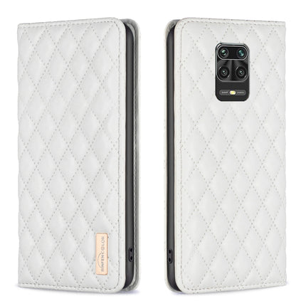 Diamond Lattice Magnetic Leather Flip Phone Case, For Xiaomi Redmi Note 11 / 11S, For Xiaomi Redmi Note 11 Pro 5G, For Xiaomi Redmi Note 9 Pro Max, For Xiaomi Redmi Note 10 4G / 10S