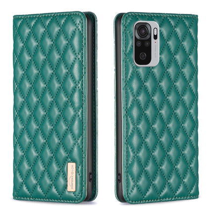 Diamond Lattice Magnetic Leather Flip Phone Case, For Xiaomi Redmi Note 11 / 11S, For Xiaomi Redmi Note 11 Pro 5G, For Xiaomi Redmi Note 9 Pro Max, For Xiaomi Redmi Note 10 4G / 10S