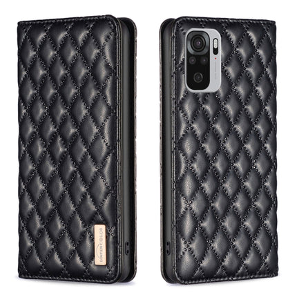 Diamond Lattice Magnetic Leather Flip Phone Case, For Xiaomi Redmi Note 11 / 11S, For Xiaomi Redmi Note 11 Pro 5G, For Xiaomi Redmi Note 9 Pro Max, For Xiaomi Redmi Note 10 4G / 10S