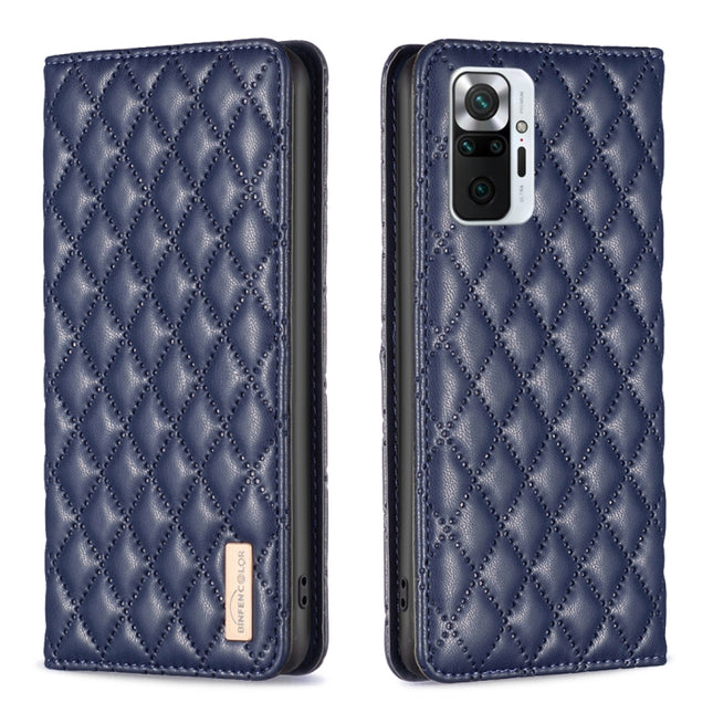 Diamond Lattice Magnetic Leather Flip Phone Case, For Xiaomi Redmi Note 10 Pro / 10 Pro Max, For Xiaomi Mi 11 Lite, For Xiaomi Mi 11i / Poco F3 / Redmi K40, For Xiaomi 11T / 11T Pro
