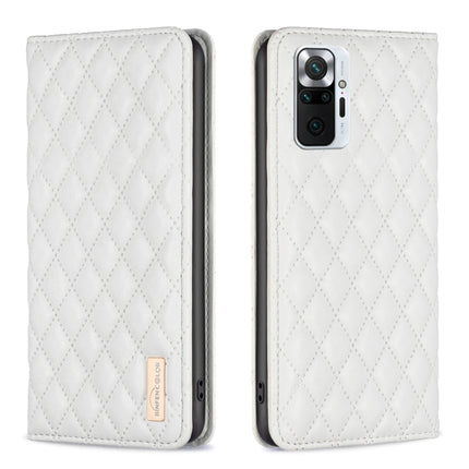 Diamond Lattice Magnetic Leather Flip Phone Case, For Xiaomi Redmi Note 10 Pro / 10 Pro Max, For Xiaomi Mi 11 Lite, For Xiaomi Mi 11i / Poco F3 / Redmi K40, For Xiaomi 11T / 11T Pro
