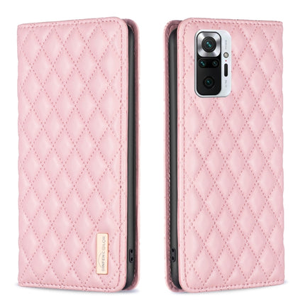 Diamond Lattice Magnetic Leather Flip Phone Case, For Xiaomi Redmi Note 10 Pro / 10 Pro Max, For Xiaomi Mi 11 Lite, For Xiaomi Mi 11i / Poco F3 / Redmi K40, For Xiaomi 11T / 11T Pro