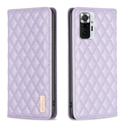 Diamond Lattice Magnetic Leather Flip Phone Case, For Xiaomi Redmi Note 10 Pro / 10 Pro Max, For Xiaomi Mi 11 Lite, For Xiaomi Mi 11i / Poco F3 / Redmi K40, For Xiaomi 11T / 11T Pro