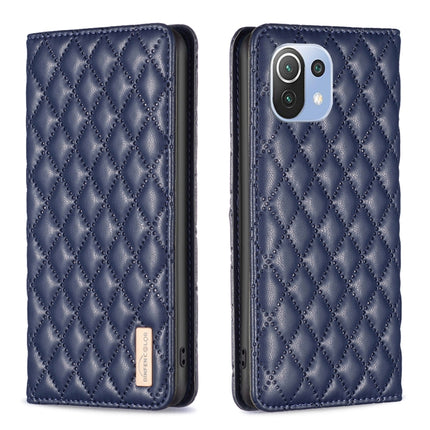 Diamond Lattice Magnetic Leather Flip Phone Case, For Xiaomi Redmi Note 10 Pro / 10 Pro Max, For Xiaomi Mi 11 Lite, For Xiaomi Mi 11i / Poco F3 / Redmi K40, For Xiaomi 11T / 11T Pro