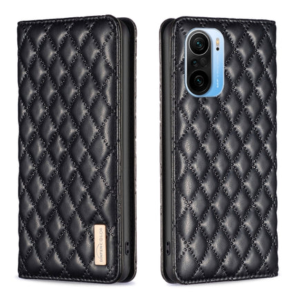 Diamond Lattice Magnetic Leather Flip Phone Case, For Xiaomi Redmi Note 10 Pro / 10 Pro Max, For Xiaomi Mi 11 Lite, For Xiaomi Mi 11i / Poco F3 / Redmi K40, For Xiaomi 11T / 11T Pro