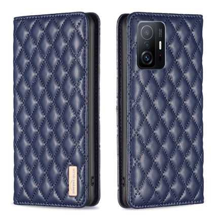 Diamond Lattice Magnetic Leather Flip Phone Case, For Xiaomi Redmi Note 10 Pro / 10 Pro Max, For Xiaomi Mi 11 Lite, For Xiaomi Mi 11i / Poco F3 / Redmi K40, For Xiaomi 11T / 11T Pro