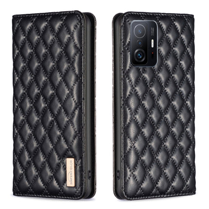 Diamond Lattice Magnetic Leather Flip Phone Case, For Xiaomi Redmi Note 10 Pro / 10 Pro Max, For Xiaomi Mi 11 Lite, For Xiaomi Mi 11i / Poco F3 / Redmi K40, For Xiaomi 11T / 11T Pro