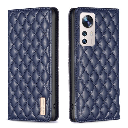 Diamond Lattice Magnetic Leather Flip Phone Case, For Xiaomi 12 Lite, For Xiaomi 12 Pro, For Xiaomi 12T / 12T Pro / Redmi K50 Ultra, For Xiaomi 12