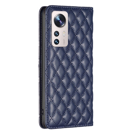 Diamond Lattice Magnetic Leather Flip Phone Case, For Xiaomi 12 Lite, For Xiaomi 12 Pro, For Xiaomi 12T / 12T Pro / Redmi K50 Ultra, For Xiaomi 12
