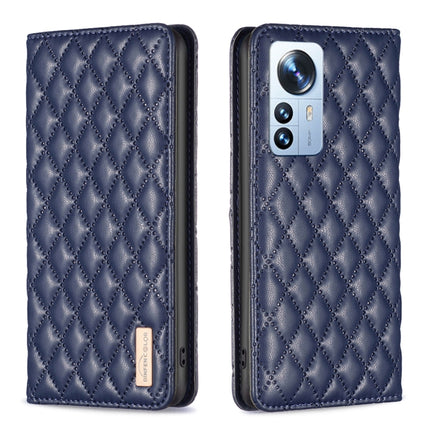 Diamond Lattice Magnetic Leather Flip Phone Case, For Xiaomi 12 Lite, For Xiaomi 12 Pro, For Xiaomi 12T / 12T Pro / Redmi K50 Ultra, For Xiaomi 12