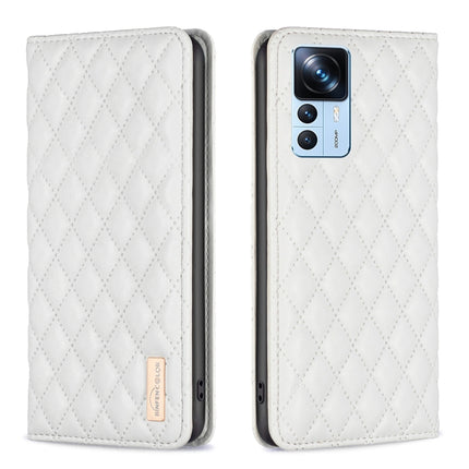 Diamond Lattice Magnetic Leather Flip Phone Case, For Xiaomi 12 Lite, For Xiaomi 12 Pro, For Xiaomi 12T / 12T Pro / Redmi K50 Ultra, For Xiaomi 12