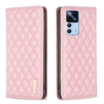 Diamond Lattice Magnetic Leather Flip Phone Case, For Xiaomi 12 Lite, For Xiaomi 12 Pro, For Xiaomi 12T / 12T Pro / Redmi K50 Ultra, For Xiaomi 12