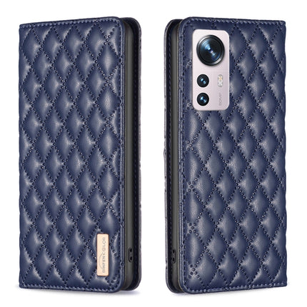 Diamond Lattice Magnetic Leather Flip Phone Case, For Xiaomi 12 Lite, For Xiaomi 12 Pro, For Xiaomi 12T / 12T Pro / Redmi K50 Ultra, For Xiaomi 12
