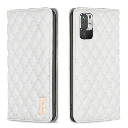 Diamond Lattice Magnetic Leather Flip Phone Case, For Xiaomi Poco M3, For Xiaomi Poco M3 Pro, For Xiaomi Poco X3 / X3 NFC