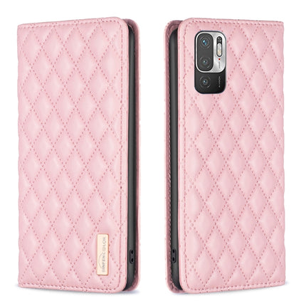 Diamond Lattice Magnetic Leather Flip Phone Case, For Xiaomi Poco M3, For Xiaomi Poco M3 Pro, For Xiaomi Poco X3 / X3 NFC