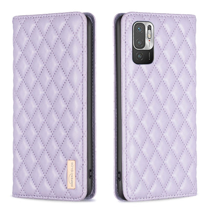 Diamond Lattice Magnetic Leather Flip Phone Case, For Xiaomi Poco M3, For Xiaomi Poco M3 Pro, For Xiaomi Poco X3 / X3 NFC