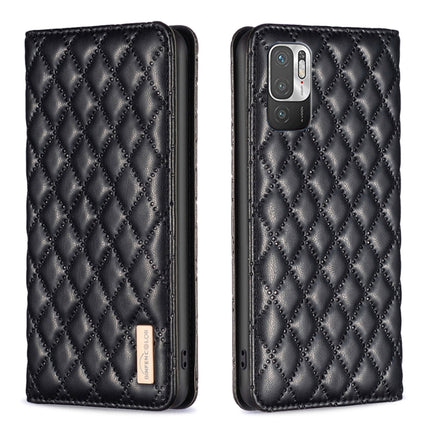 Diamond Lattice Magnetic Leather Flip Phone Case, For Xiaomi Poco M3, For Xiaomi Poco M3 Pro, For Xiaomi Poco X3 / X3 NFC