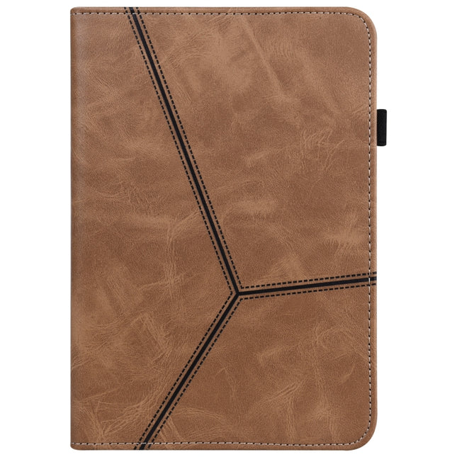 Solid Color Embossed Striped Leather Case, For Xiaomi Redmi Pad 10.61 2022