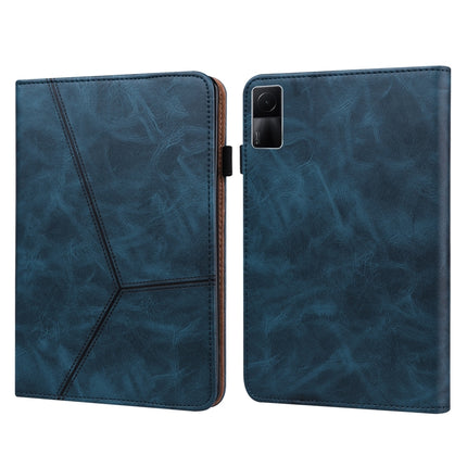 Solid Color Embossed Striped Leather Case, For Xiaomi Redmi Pad 10.61 2022