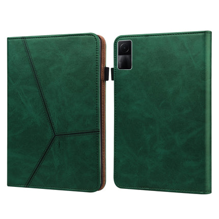 Solid Color Embossed Striped Leather Case, For Xiaomi Redmi Pad 10.61 2022