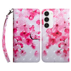 For Samsung Galaxy S23 5G / Red Flower