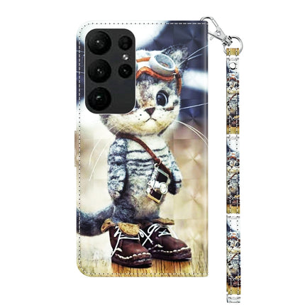 3D Painted Leather Phone Case, For Samsung Galaxy S23 Ultra, For Samsung Galaxy A14 5G